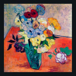 Vase with Roses and Anemones, Van Gogh Poster<br><div class="desc">Vincent Willem van Gogh (30 March 1853 – 29 July 1890) was a Dutch post-impressionist painter who is among the most famous and influential figures in the history of Western art. In just over a decade, he created about 2, 100 artworks, including around 860 oil paintings, most of which date...</div>