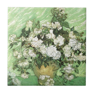 Vase with Roses - Van Gogh Tile