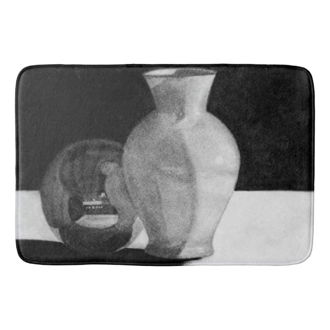 Vase with Sphere Bath Mat (Front)