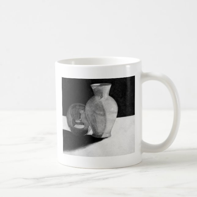Vase with Sphere Coffee Mug (Right)