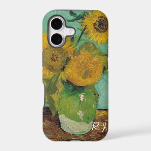 Vase with three sunflowers, Vincent van Gogh