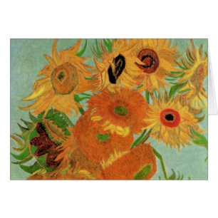 Vase with Twelve Sunflowers by Vincent van Gogh