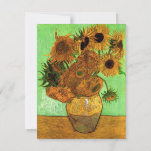 Vase with Twelve Sunflowers by Vincent van Gogh