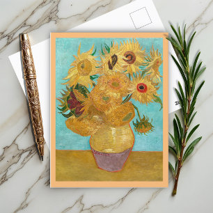 Vase with Twelve Sunflowers by Vincent Van Gogh  Postcard