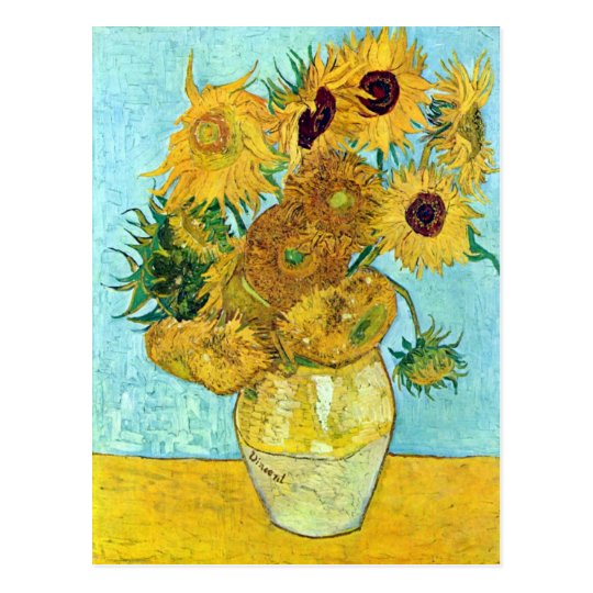 twelve sunflowers van gogh