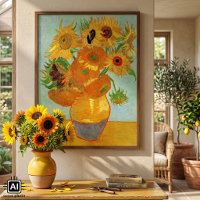 Vase with Twelve Sunflowers by Vincent van Gogh