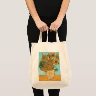 Vase with Twelve Sunflowers by Vincent van Gogh Tote Bag