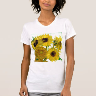 Vase with Twelve Sunflowers, Van Gogh Fine Art T-Shirt