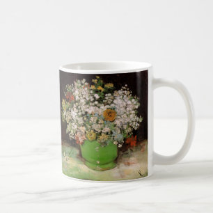 Vase with Zinnia Flowers by Vincent van Gogh Coffee Mug