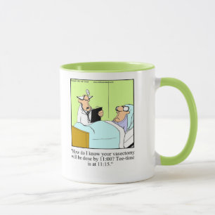 Vasectomy / Golf Humour Mug Gift
