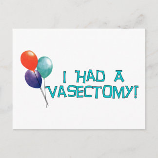 Vasectomy Postcard