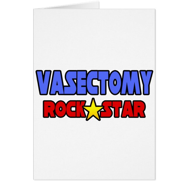 Vasectomy Rock Star (Front)