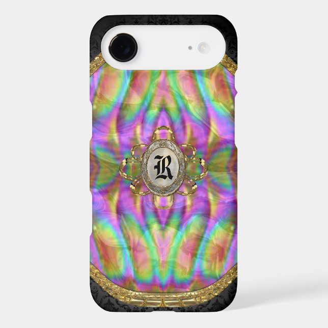 Vashjille Elegant Monogram Case-Mate iPhone Case (Back)