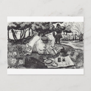 Vasiliy Luzhsky on vacation in London's Hyde Park Postcard