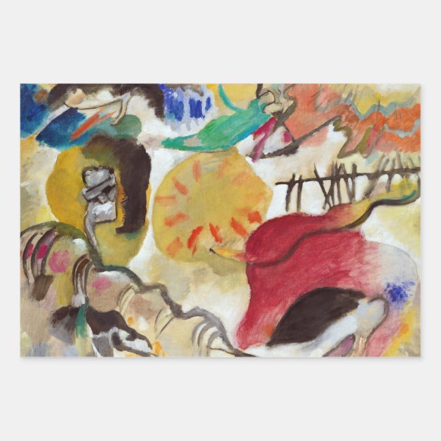 Vasily Kandinsky Garden of Love Wrapping Paper (Front)