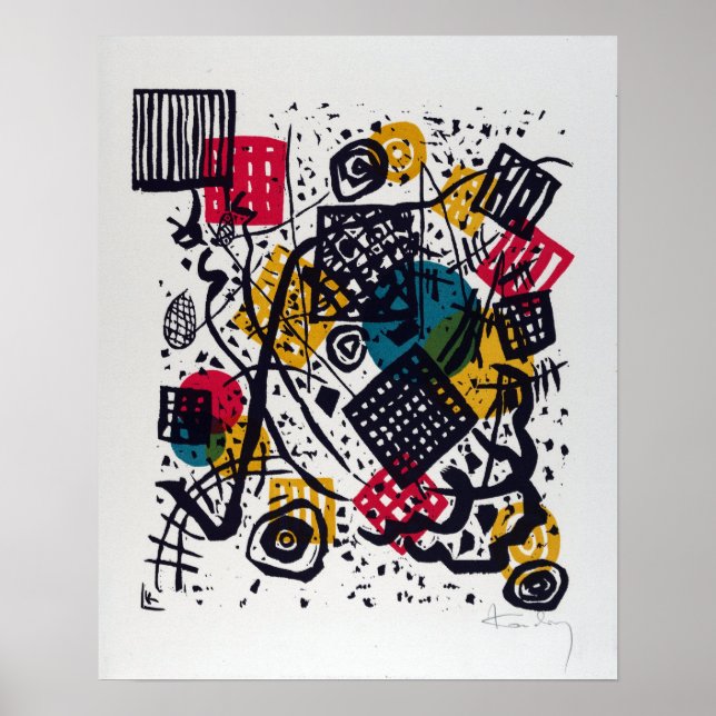 Vasily Kandinsky Small Worlds V Poster (Front)