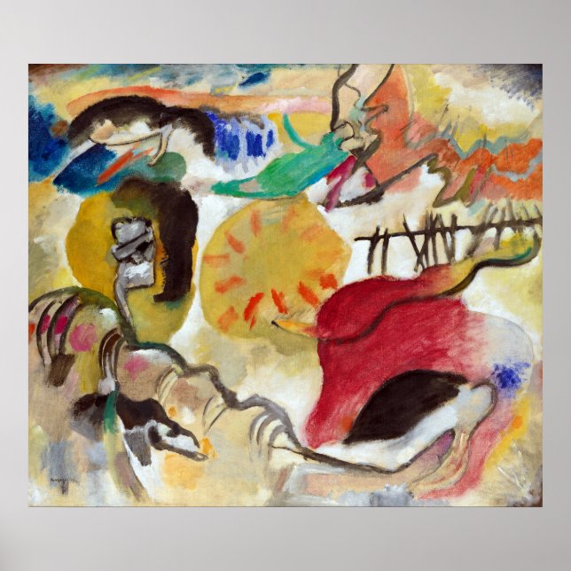 Vasily Kandisnky Garden of Love Poster (Front)