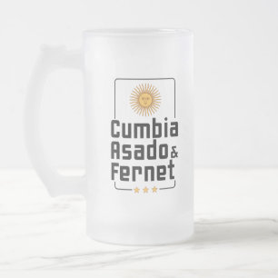 Vaso  frosted glass beer mug