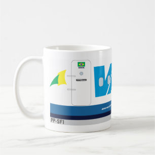 vasp airlines coffee mug