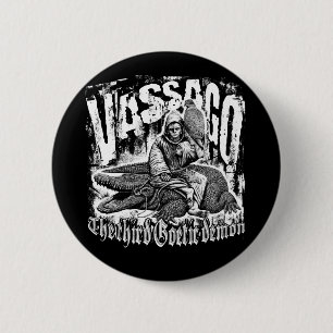 Vassago 6 Cm Round Badge