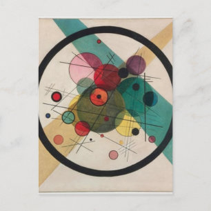 Vassily Kandinsky Circles in a Circle Postcard
