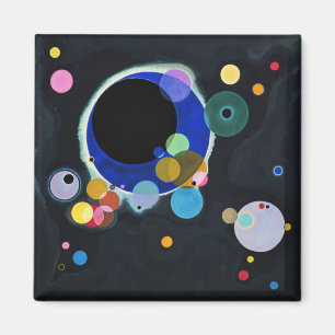 Vassily Kandinsky Several Circles Magnet
