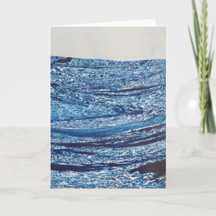 Vast Ocean Marble Art Card