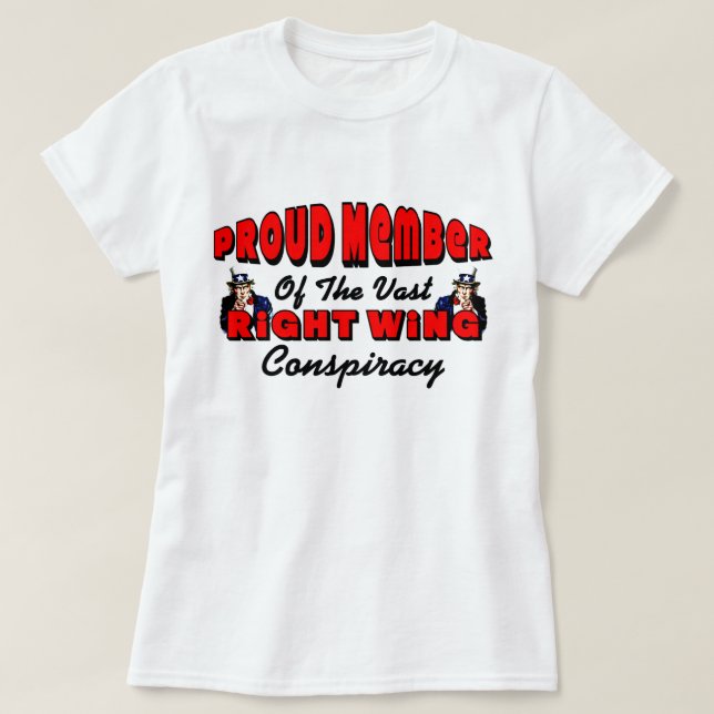 Vast Right Wing Conspiracy T-Shirt (Design Front)