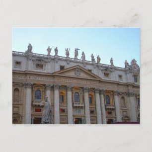 vatican building postcard