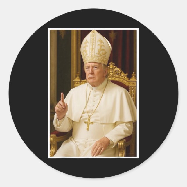 Vatican Christian  Classic Round Sticker (Front)