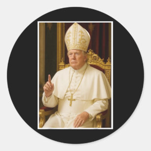 Vatican Christian Vatican Christian A New Pope Tru Classic Round Sticker