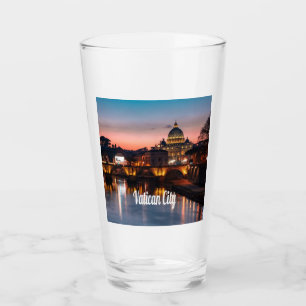 Vatican City At Night Roman Catholic Church Glass