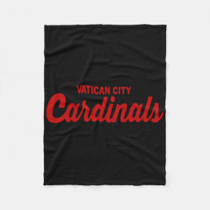 Vatican City Cardinals Funny Catholic Pope Sports  Fleece Blanket