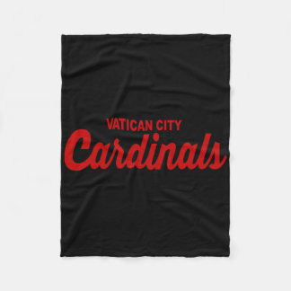 Vatican City Cardinals Funny Catholic Pope Sports Fleece Blanket