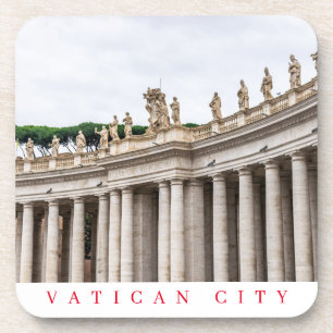 Vatican City Colonnade view coasters