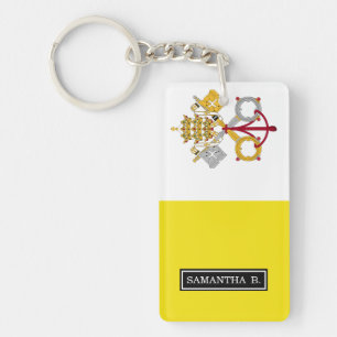 Vatican City flag Key Ring