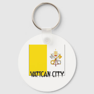 Vatican City Flag Key Ring