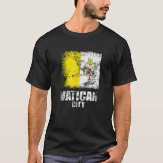 Vatican City Flag T Shirt Vatican City State Flag 