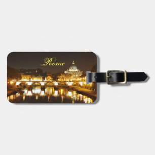 Vatican city, Rome, Italy at night Luggage Tag