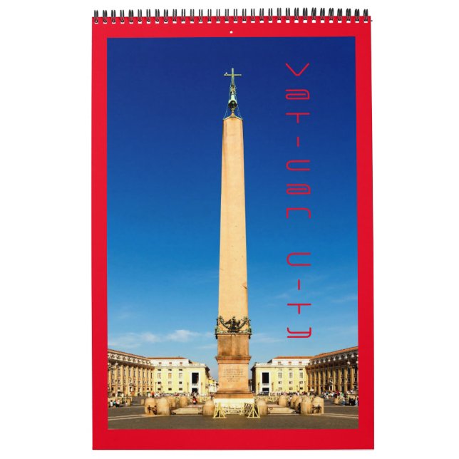 Vatican City - Rome - Italy - Calendar (Cover)