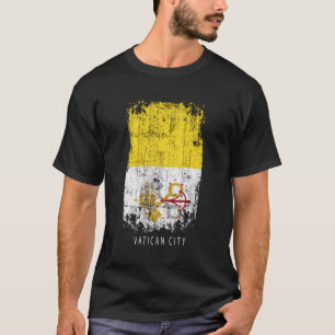 Vatican City Souvenir Design - Country Flag Vatica T-Shirt