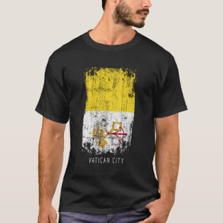 Vatican City Souvenir Design - Country Flag Vatica T-Shirt