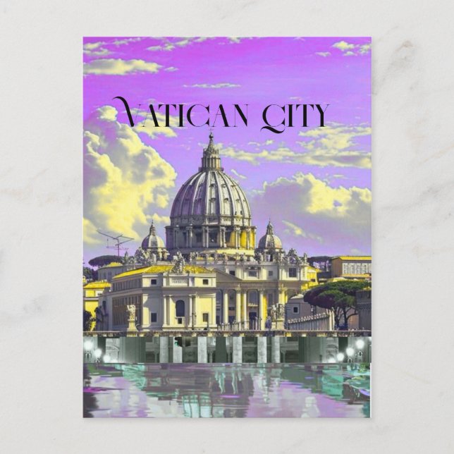 Vatican City Travel Postcard, Vatican City Postcar Holiday Postcard (Front)