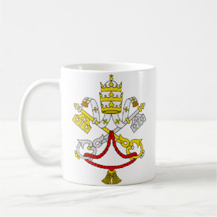 Vatican Coat of Arms Premium Fine Art Emblem Coffee Mug