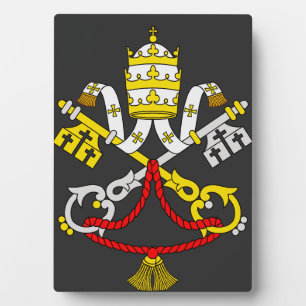 Vatican Coat of Arms Premium Fine Art Emblem Plaque