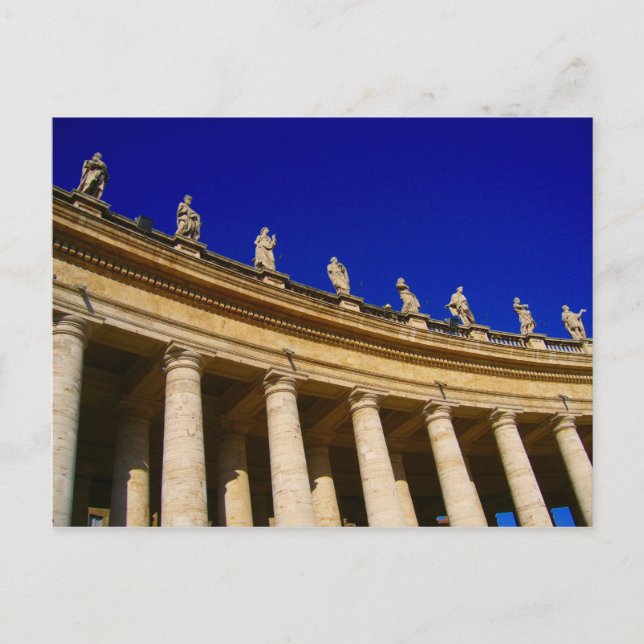 vatican columns postcard (Front)