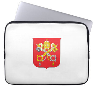 Vatican country coat arms symbol emblem flag laptop sleeve