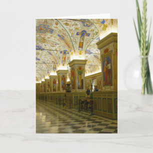 vatican museum hall holiday card