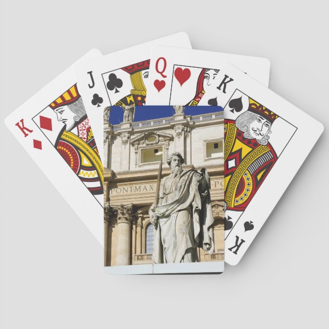 Vatican museum playing cards (Back)
