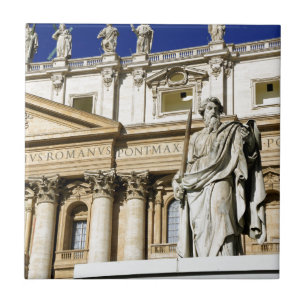 Vatican museum tile